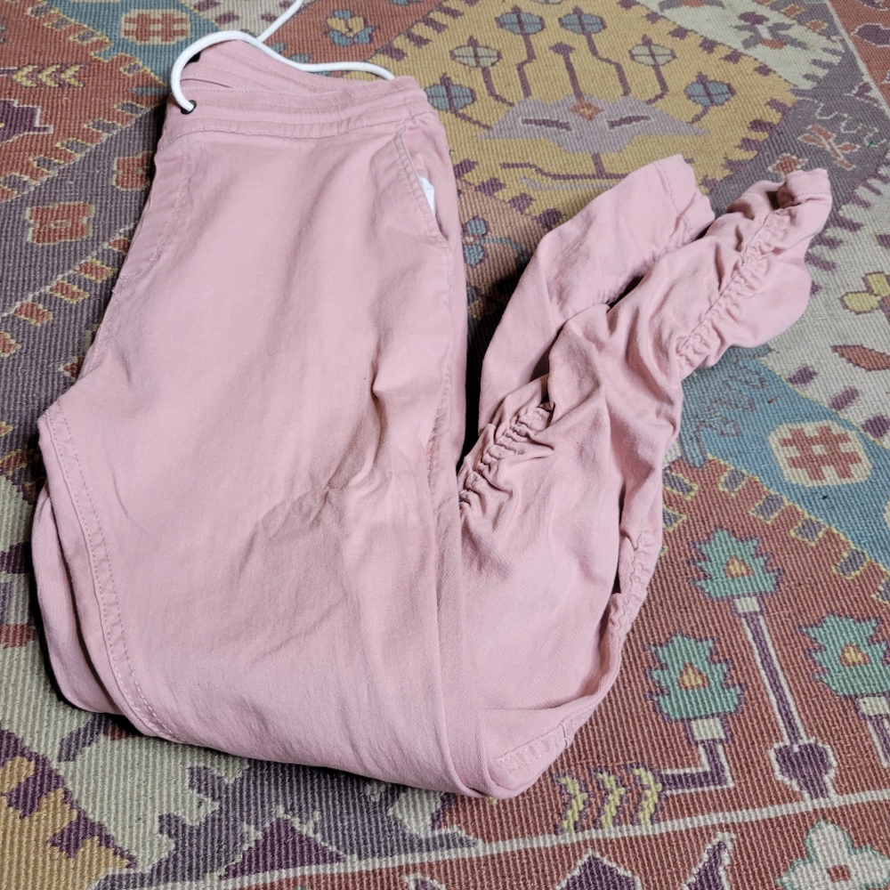 M. Society Pink Chino Joggers Size L